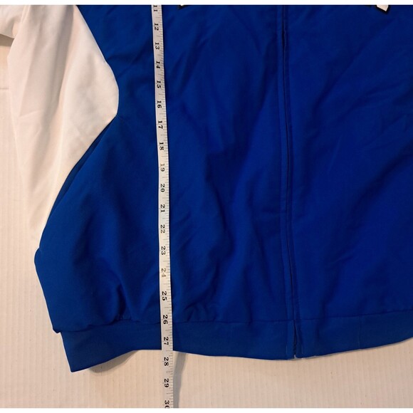Majestic Duke University Blue Devils Large 90s Puffer Bomber Jacket Vtg Laettner - Picture 9 of 11